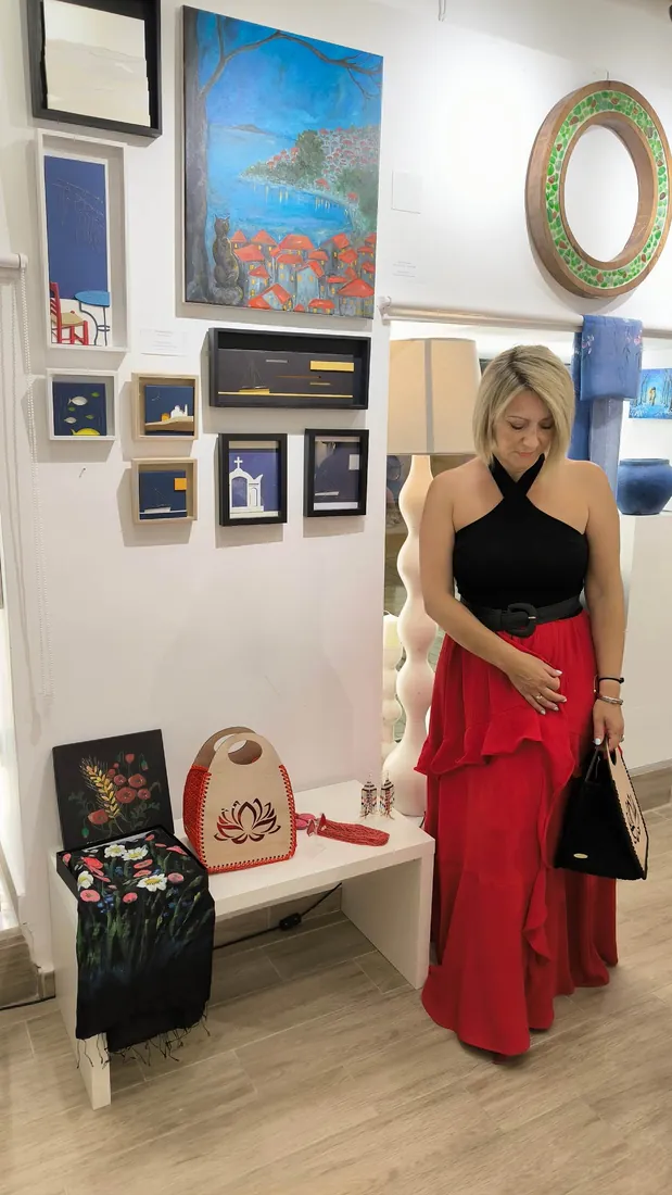 At Reborn Project Gallery, Skiathos