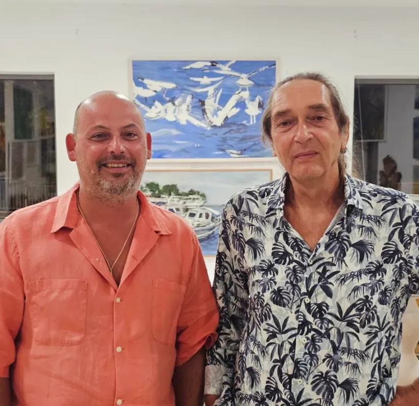 Visitors at Reborn Project Gallery, Skiathos