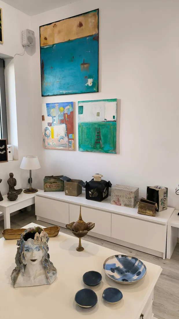 Work at Reborn Project Gallery, Skiathos